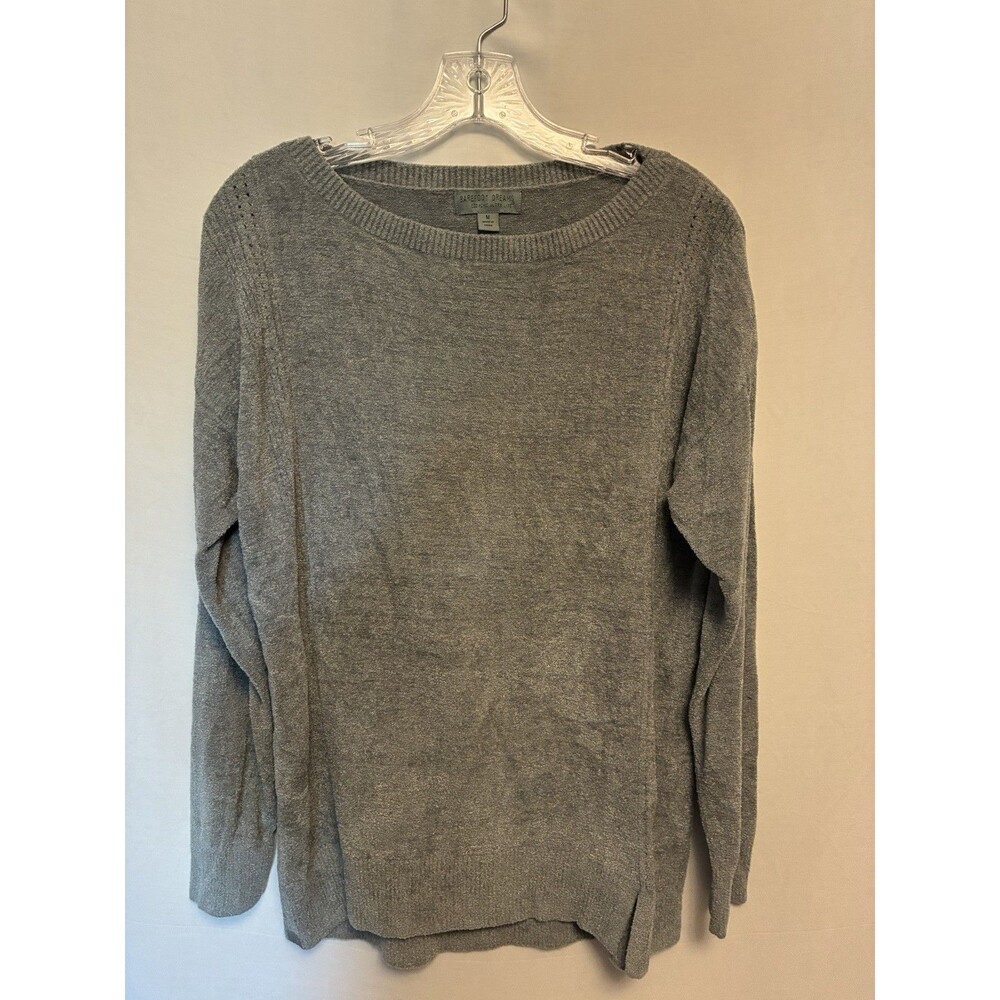 Barefoot Dreams CozyChic Ultra Lite Women’s Knit Crew Pullover Gray M